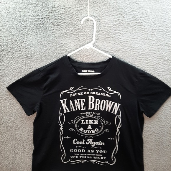 Kane Brown Shirt Womens Medium Black Country Music Graphic Band Tee Western - Picture 6 of 7